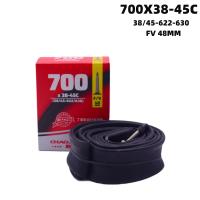 Tubo Interno De Bicicleta De Carretera CHAOYANG Para Gravel 700X38-45C Con Válvula AV FV Longitud 48MM Material De Goma - details 0