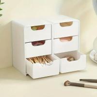 Cajón De Plástico Multiusos 1/3-Tier Para Almacenamiento De Joyería Y Maquillaje Organizador Espacioso Para Escritorio Uso Doméstico Y De Oficina - details 8