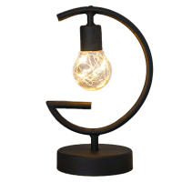 BIT Lámpara de noche decorativa LED, lámpara de mesa decorativa de hierro. - details 0