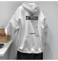 Sudadera De Moda Para Hombre Cuello Alto Casual Estampado Kawaii Hip Hop Estilo Harajuku Oversized Para Otoño Primavera - details 8