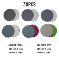 30pcs Papel De Lija Para Agua/desnudo 3 Pulgadas 75mm Disco De Lija Con Resorte Y Cierre 800 1000 1200 1500 2000 3000 Grano Herramientas Abrasiónicas - details 9