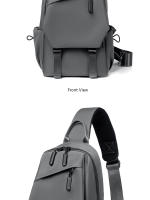 Bolsa De Pecho Casual Impermeable De Negocios Oxford Unisex Gran Capacidad Estilo Casual Decoración Sin Nada Cierre De Cremallera - details 19