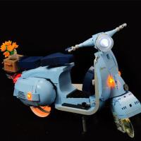 Nueva Vespa 125 Mini Oveja Motocicleta En Bloques De Construcción Técnica Alta Juguete Para Niños Regalo Material ABS Sin Batería - details 0
