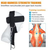 Correa Ajustable Para Cuello Y Cabeza Con Cadena Para Gimnasio Doméstico Levantamiento De Pesas Bodybuilding Ejercicio Con Barril - details 2