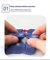 Juguete De Carriles Eléctricos Recargables Para Niños Con Coche De Goma Suave Y Flexible No Deriva Juego De Construcción DIY - details 1