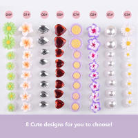 8Pcs Separadores De Dedos Para Pintura De Uñas De Silicona Suave Para Pedicura Conjunto De Espaciadores Para Pies - details 3