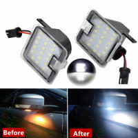 Luz De Puddle LED Para Lado Del Espejo Ford Focus MK3 MK2 Mondeo MKIV MKV Kuga C-Max Escape S-Max Luz Bicolor Amarillo Y Roja T10 Interface 12V - details 5