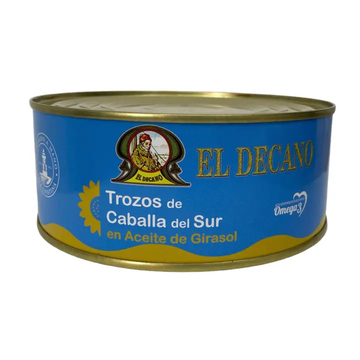 Filetes de Caballa en Aceite Girasol El Decano 1KG. - 1