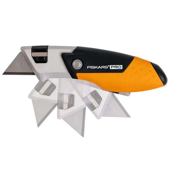 CUTTER PLEGABLE FISKARS PRO, LONGITUD 12 CM, PESO 130 G - 1