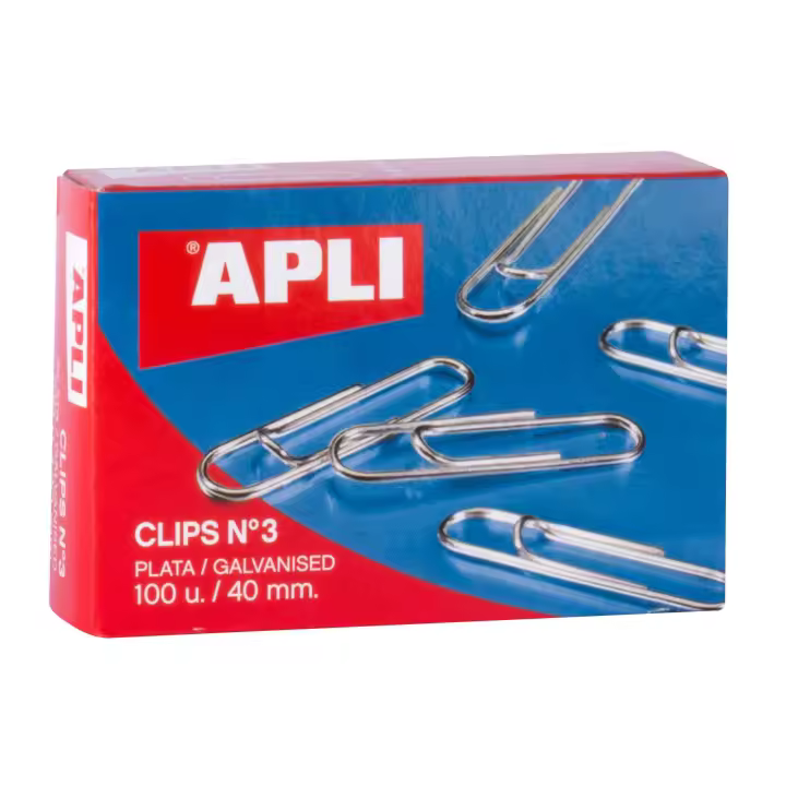 Apli Clips galvanizados nº3 40 mm 100 u. - 1