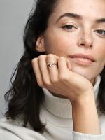 Pandora - Anillo de Triple Bright Band-Baño de Oro Rosa de 14 K - details 4