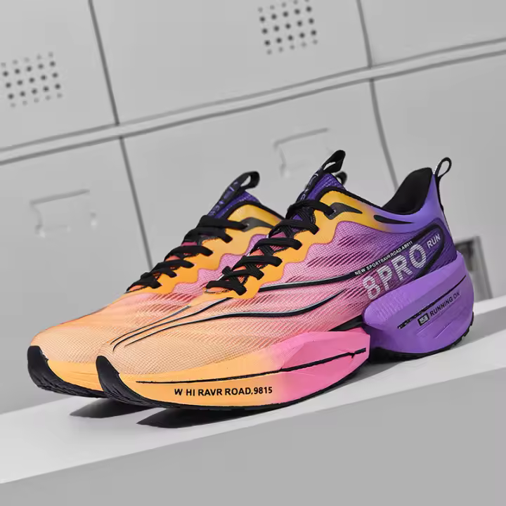 Zapatos De Correr Marathon Para Hombres Y Mujeres Suela De Carbono Almohadilla De Latex Antideslizante Transpirables Y Ligeros Para Deporte Y Ejercicio - 1