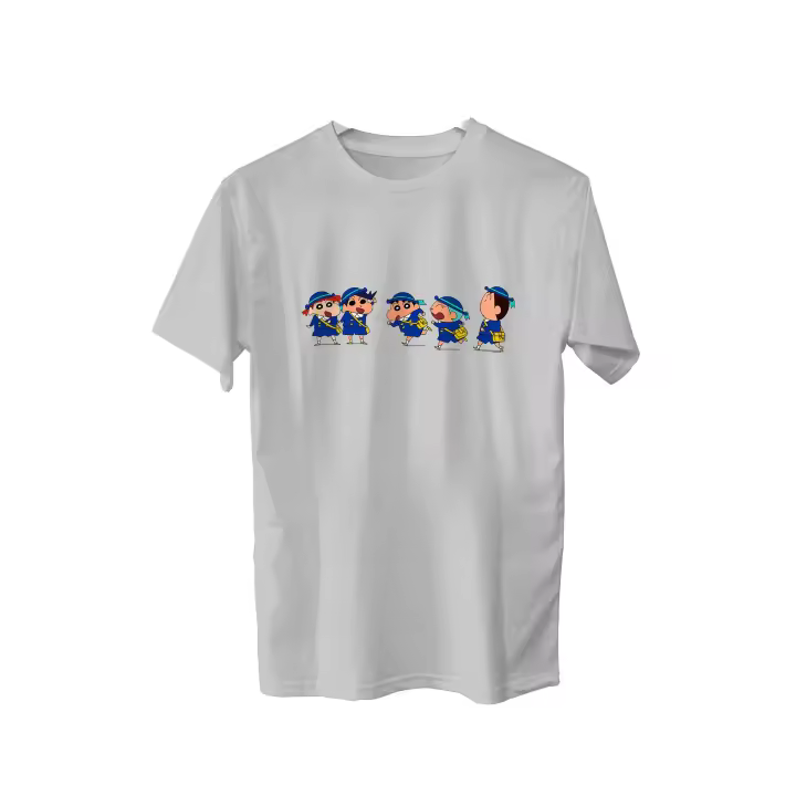 Camiseta Shinchan. Shin Chan. Shinnosuke Noara. Himawari. Misae. Hiroshi. Boo Chan. Nene. Masao. Kazama. Nanako. Varios colores. Todas las tallas. - 1