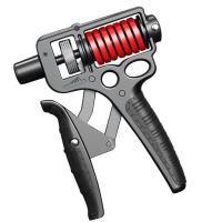 Ajustable Agarrador De Mano Pesado 5-165kg Entrenador De Brazo Muñeca Antebrazo Expansor De Dedos Fitness Con Resorte De Acero Ejercicio De Fortalecimiento De Mano - details 8