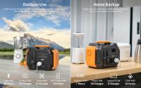 Flashfish A501 Estación de Energía Portátil de 500W, Batería de 540Wh AC 230V, 3 Modos de Carga, Linterna LED con Modo SOS, Generador Solar de 1000W Pico para Acampada al Aire Libre, 2*AC, 3*DC, 3*USB-A, 2*Type-C - details 8