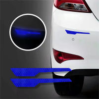 2pcs/set Almohadillas De Seguridad Reflectoras Para Parachoques De Coche Adhesivo De Alarma Reflectante Para Parachoques Trasero - details 7
