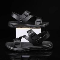 Sandalias De Verano Para Hombres Casual Deportivas Slipper PU Cuero No Eslipantes Transpirables Zapatos Romanos Playa Jardín - details 2