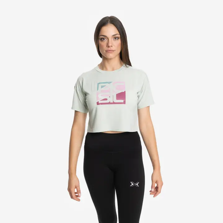 Camiseta Premium Crop Manga Corta Mujer PICSIL SPORT - 1