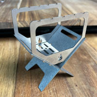 Mini Estufa De Camping De Aleación De Titanio Plegable Portátil Aromaterapia Soporte Para Incienso Y Madera Multifuncional - details 5