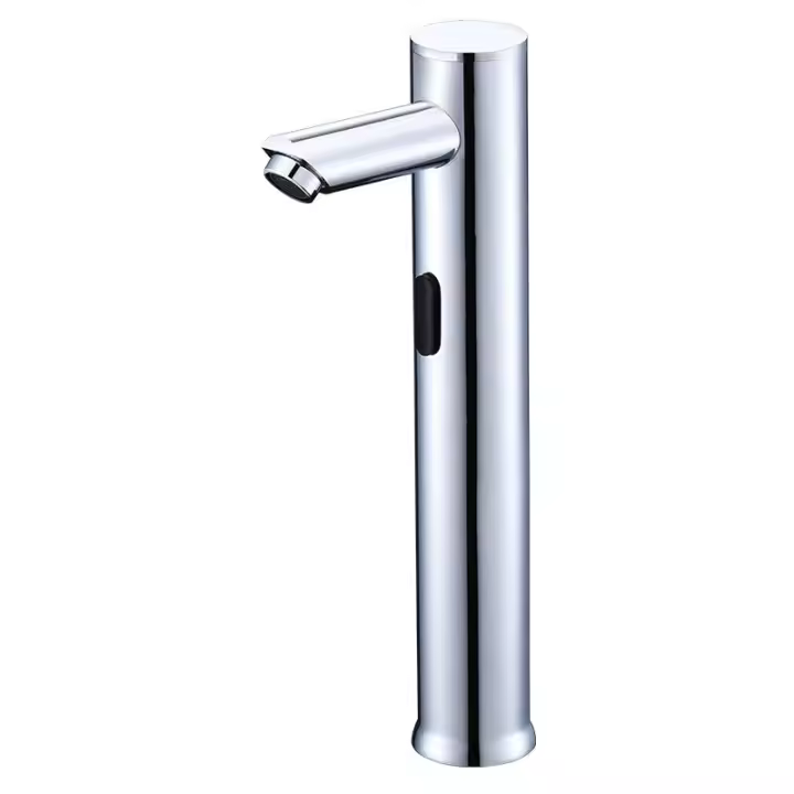 Grifo electrónico para lavabo, grifo con sensor automático 1 agua (fría) - 1