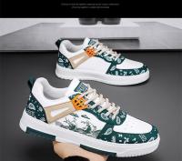 Zapatos De Cuero Y Lona Para Hombre Zapatillas De Cuero Con Transpirabilidad Estilo Coreano Casual Zapatos De Temporada Primavera/otoño - details 12