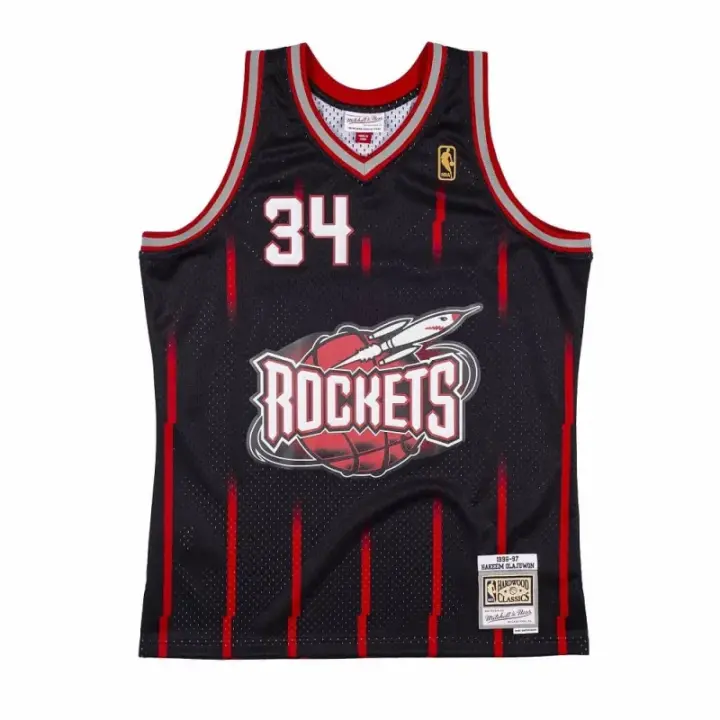 Camiseta Hakeem Olajuwon Houston Rockets "NBA Reload Swingman" de Mitchell and Ness. - 1