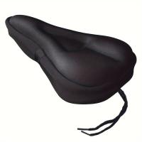 Almohadilla De Sillín De Bicicleta Gel Comodidad Adicional Para Hombres Y Mujeres Cubierta De Sillín Plegable Extra Suave Para Mountain Y Road Bicicletas - details 0