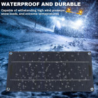Panel Solar Portátil 30W 12V Impermeable Para RV Y Coche Cargador Fotovoltaico Anti-robo De Silicona Polícrata - details 4