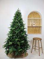 MEJORADA Árbol de Navidad Artificial Automontable Abeto Extra Relleno de Doble Hojas Combinadas 150-210cm Abies C/Soporte Metálico - details 2