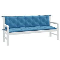 vidaXL Cojines para banco jardín 2 uds tela beige melange 180x50x7 cm en color beige mezcla/gris oscuro mezcla/gris claro mezcla y más | acolchados duraderos para sofás de jardín terraza exterior - details 7