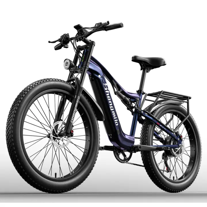 Shengmilo Nuevo MX03 Bicicleta Eléctrica 1000W Bafang motor bicicleta de montaña  26 pulgadas bici eléctrica  Nieve para Adultos bicicletas  Fat bike bici carretera 48V17.5AH Batería incorporada exteriores ebike 40km/h - 1
