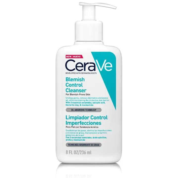 Cerave Gel Limpiador Anti-Imperfecciones 236Ml - 1