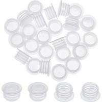25PCS Tapones Para Esmalte Y Pimienta Plásticos Reutilizables Transparentes Tamaño 1/2 Pulgada Repuestos Para Botellas - details 0