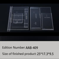 Plantilla De Cuero YOMDID Para Bricolaje Herramientas De Manualidades Para Hombro Acrílico Transparente Para Hombres - details 0