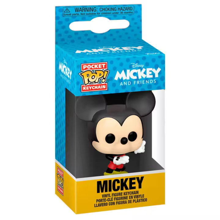 Llavero Pocket POP Disney Classics Mickey MouseFigura  Coleccionable - Idea de Regalo- Mercancia Oficial - Juguetes para Niños y Adultos - Movies Fans - Muñeco para Coleccionistas y Exposición - 1