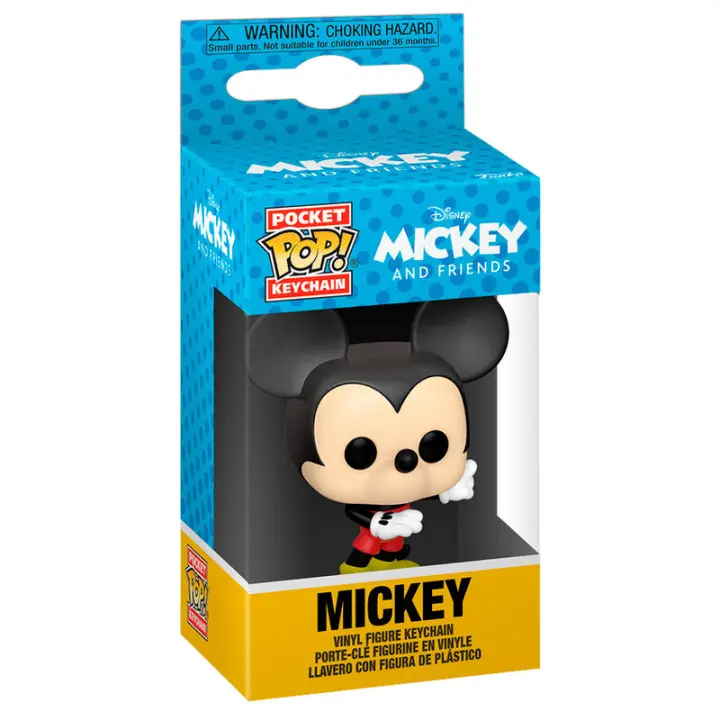 Llavero Pocket POP Disney Classics Mickey MouseFigura  Coleccionable - Idea de Regalo- Mercancia Oficial - Juguetes para Niños y Adultos - Movies Fans - Muñeco para Coleccionistas y Exposición - 1