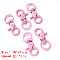 iYOE Llavero De Langosta Rosa Con Correa De Cuerda Y Anillo De Salto Para Conectores De Llaveros De Joyería Hechos De Metal - details 2