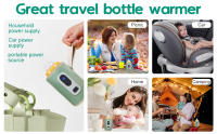Calentador De Botella De Leche Y Fórmula USB Con Pantalla LED 5 Temperaturas Ajustables Mantenedor De Calor Para Bebé Latex Free PVC Free BPA Free - details 2