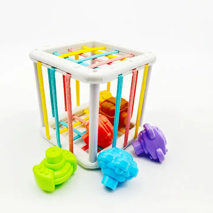 Juguete Educativo Para Bebés Cubo De Actividades Con Bloques De Colores Y Formas Juego De Aprendizaje Para Niños Desde Nacidos Hasta 12 Meses Regalo Ideal - 1