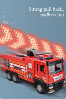Camión De Incendio De Aleación Y Plástico Modelo De Coche Para Niños Juguete De Camión De Bomberos Con Rojellador Y Escalera Para Niños Boys - details 11