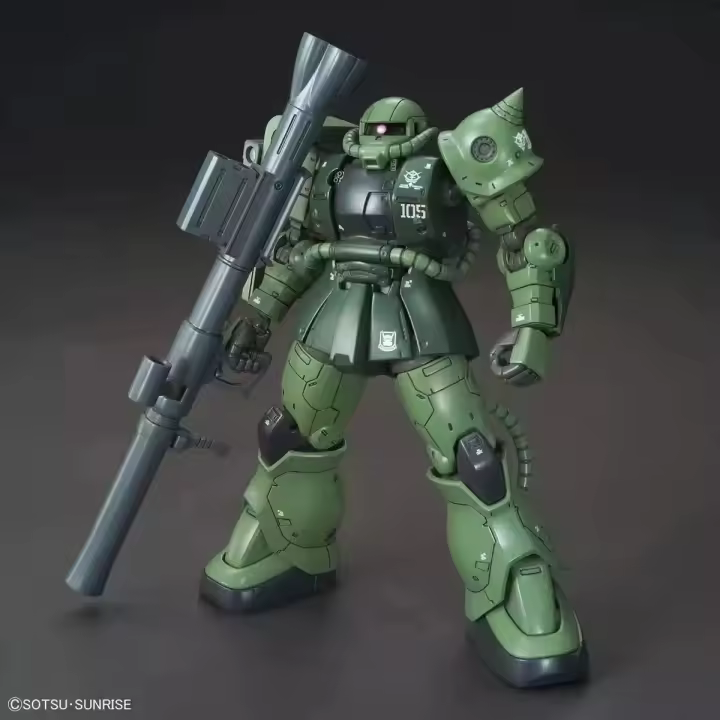 Modelo De Armadura Zaku Ms-06f Battle Damaged 1/144 Weimei WM Hg Figura De Acción De Plástico Para Juegos Y Coleccionistas - 1