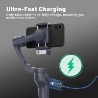 Gimbal Portátil L7CPro De 3 Ejes Con Rastreo De Rostro AI Y Luz De Relleno Para iPhone/Android Ideal Para Vlogs Estabilizador Antisucción - details 12