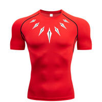 Camiseta De Compresión Para Hombre Anime Fitness Running En Gimnasio T-Shirt Deportiva Secado Rápido Top Para Verano - details 4