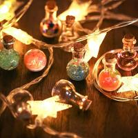 10Pcs Botellas De Vidrio Pequeñas Miniatura Botella De Poción Con Tapa De Madera Para Bodas Y Decoración Del Hogar - details 2