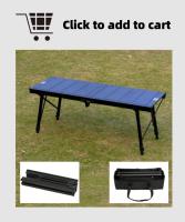 Mesa De Camping Plegable 2-Unit Compatible Con Mesa IGT Estándar Portátil Estante De Almacenamiento De 4 Plegado Material De Aleación De Aluminio - details 0