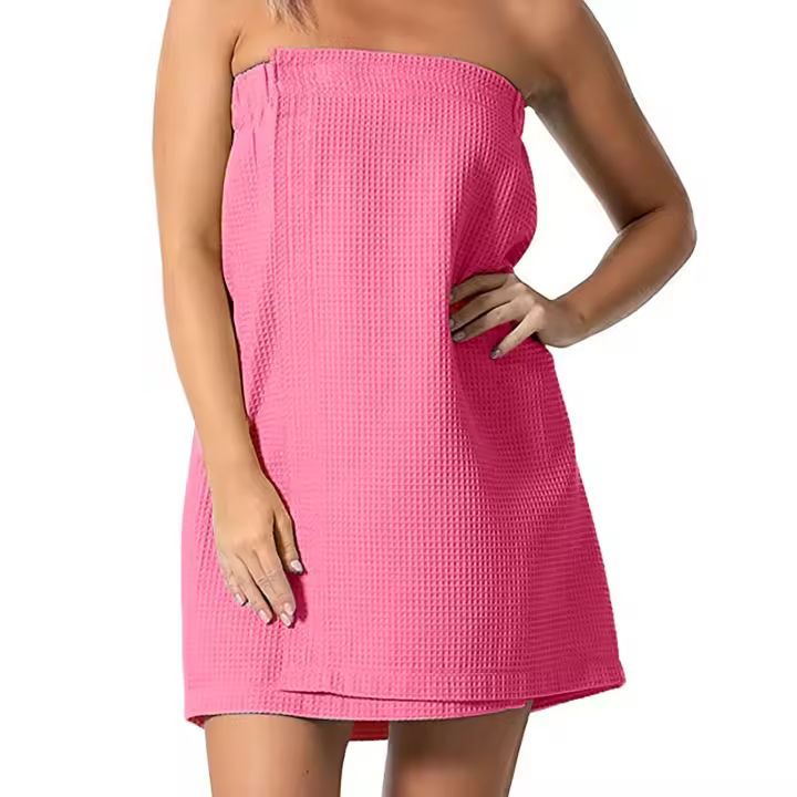 Toalla De Playa Con Velcro Toalla De Baño Para Mujer Absorción Rápida Y Secado Rápido Tejido De Juego De Spa Rectangular - 1