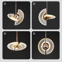 Lámpara Colgante Nórdica LED Para Decoración Interior Luz Para Dormitorio Sala De Estar Comedor Cocina Fuente De Iluminación Pendente - details 1