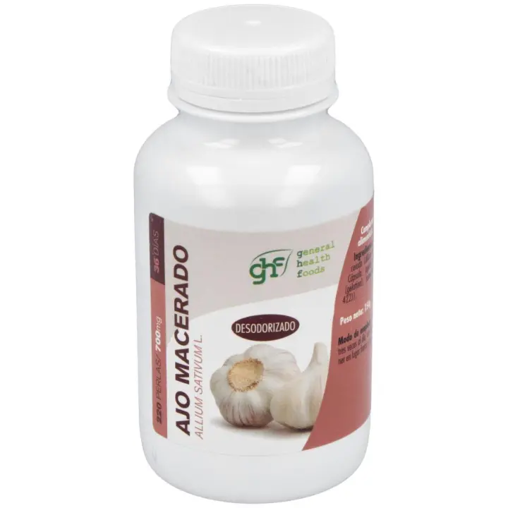 Ghf Ajo Macerado 700Mg 220 Perlas - 1