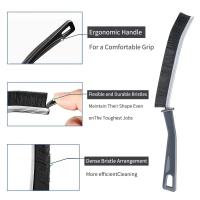 Cepillo De Limpieza Para Grout De Piso Escobilla Rigida Para Azulejos Pequeños Cepillo De Limpieza Para Ranuras De Ventanas Y Ganchos Ecológico Y Doméstico - details 7