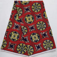 Tela De Encaje De Anka Wax Real De Alta Calidad Para Mujer Vestido De Fiesta Estilo Nigéria Ghanés Poliéster 6 Yardas 2024 - details 4
